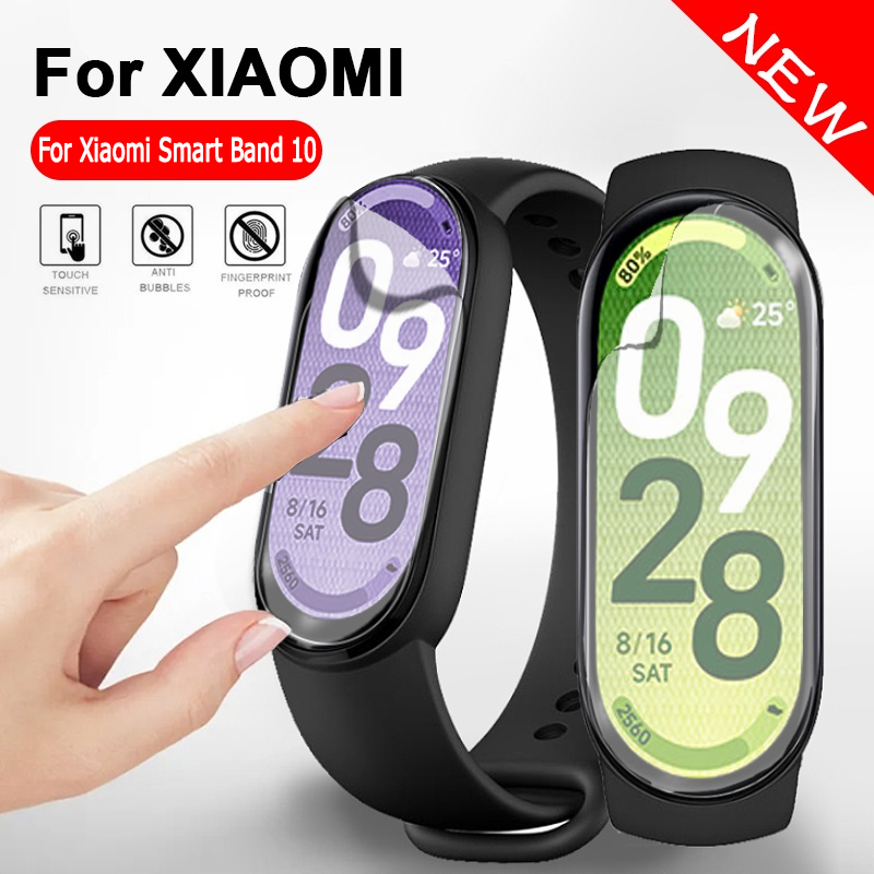 ฟิล์ม Xiaomi Smart Band 10 ฟิล์มกันรอยหน้าจอ สําหรับ band10 สมาร์ทวอทช์ Smart Bracelet