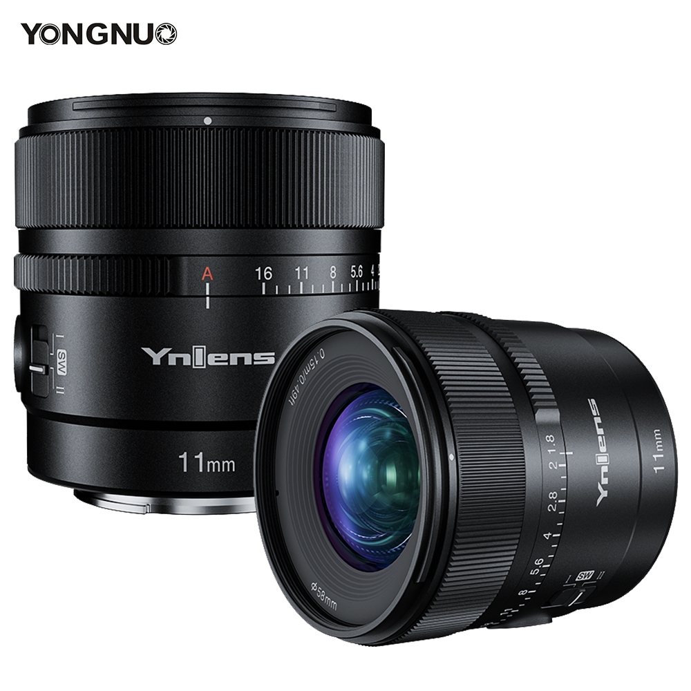 YONGNUO YN11mm F1.8S DA DSM WL AF/MF APS-C กรอบรูรับแสงขนาดใหญ่เลนส์ Prime คงที่สําหรับกล้อง Sony E 