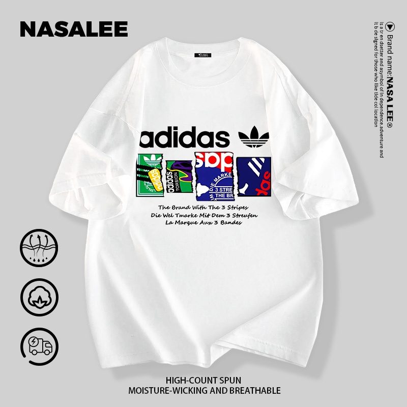 【ส่งเร็ว 48 ชม.】เสื้อยืด NASA ผ้าฝ้ายนุ่ม แบรนด์เนมสไตล์ไทย ใส่ได้ทุกโอกาส