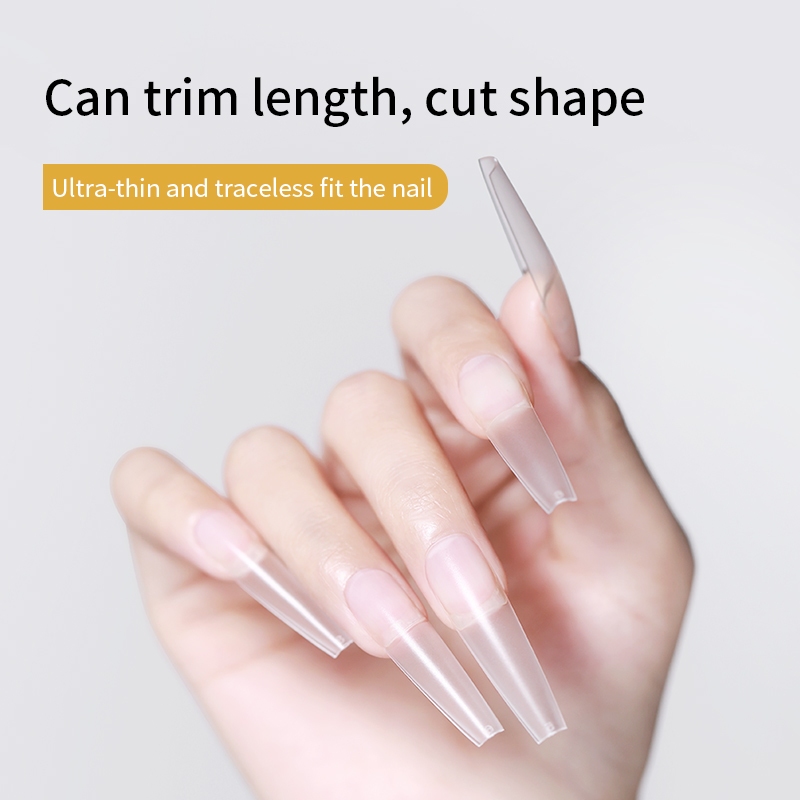 ANNIES เล็บยาวสวมเล็บชิ้นเล็บบางเฉียบขยายสวมร้านเล็บทุ่มเท 240 ชิ้น