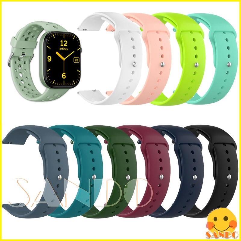 สาย Infinix XWatch H4 สายรัดซิลิโคนอ่อนนุ่ม สาย Infinix XWatch N4 Pro เปลี่ยนสายรัดข้อมือสายรัดอุปกร