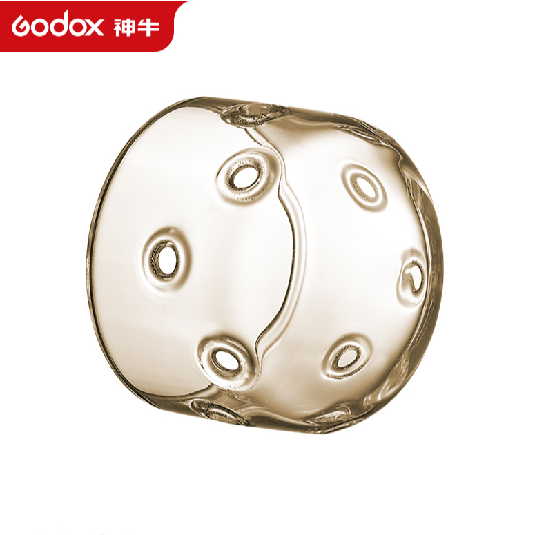 สําหรับ Godox QT400II QT400III QT600II QT600III แฟลชแก้วโดมหลอดไฟฝาครอบป้องกันอุปกรณ์เสริมแฟลช
