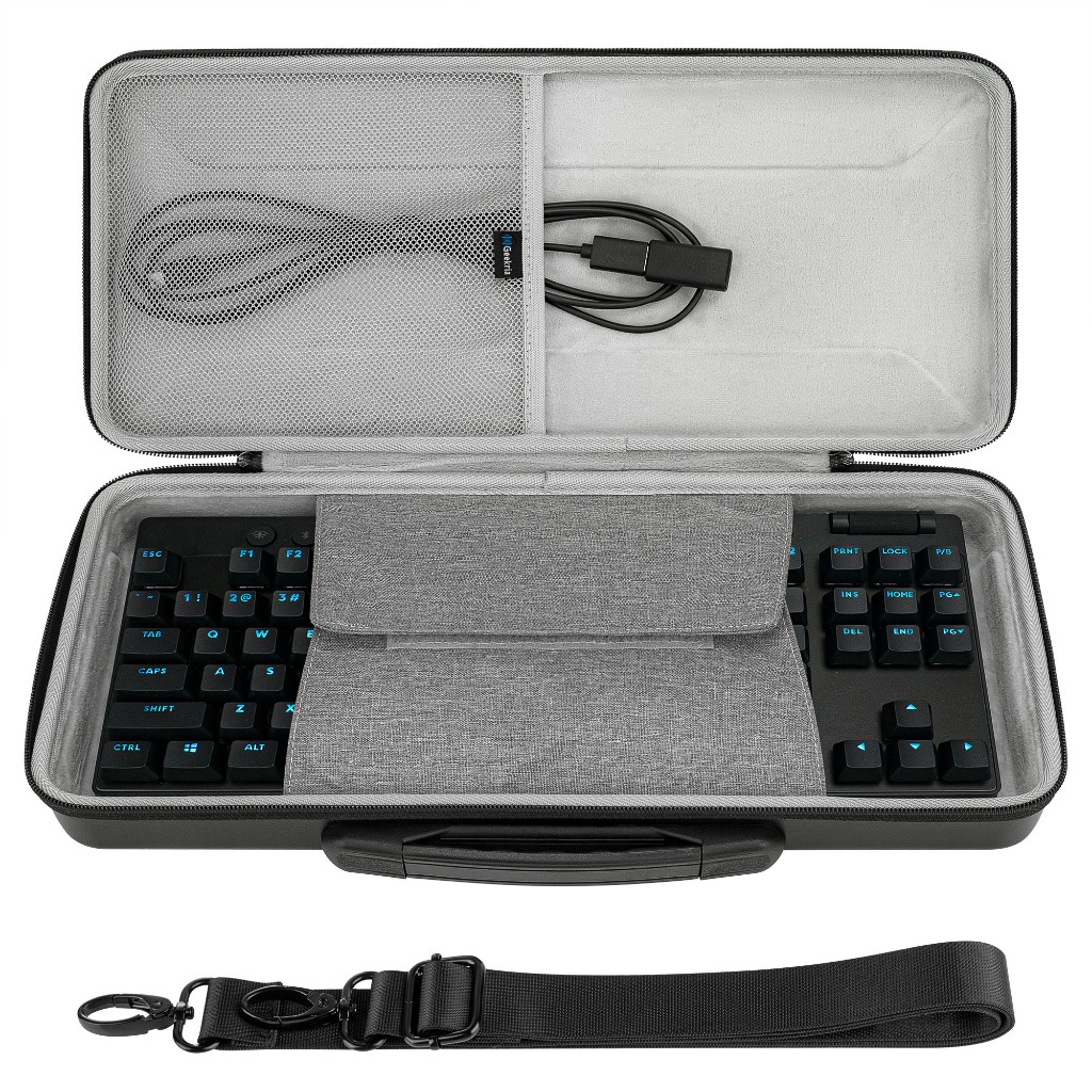 Geekria TKL Keyboard ABS Pro Hard Case เข้ากันได้กับ SteelSeries Apex Pro TKL, G915 TKL / G PRO X, R
