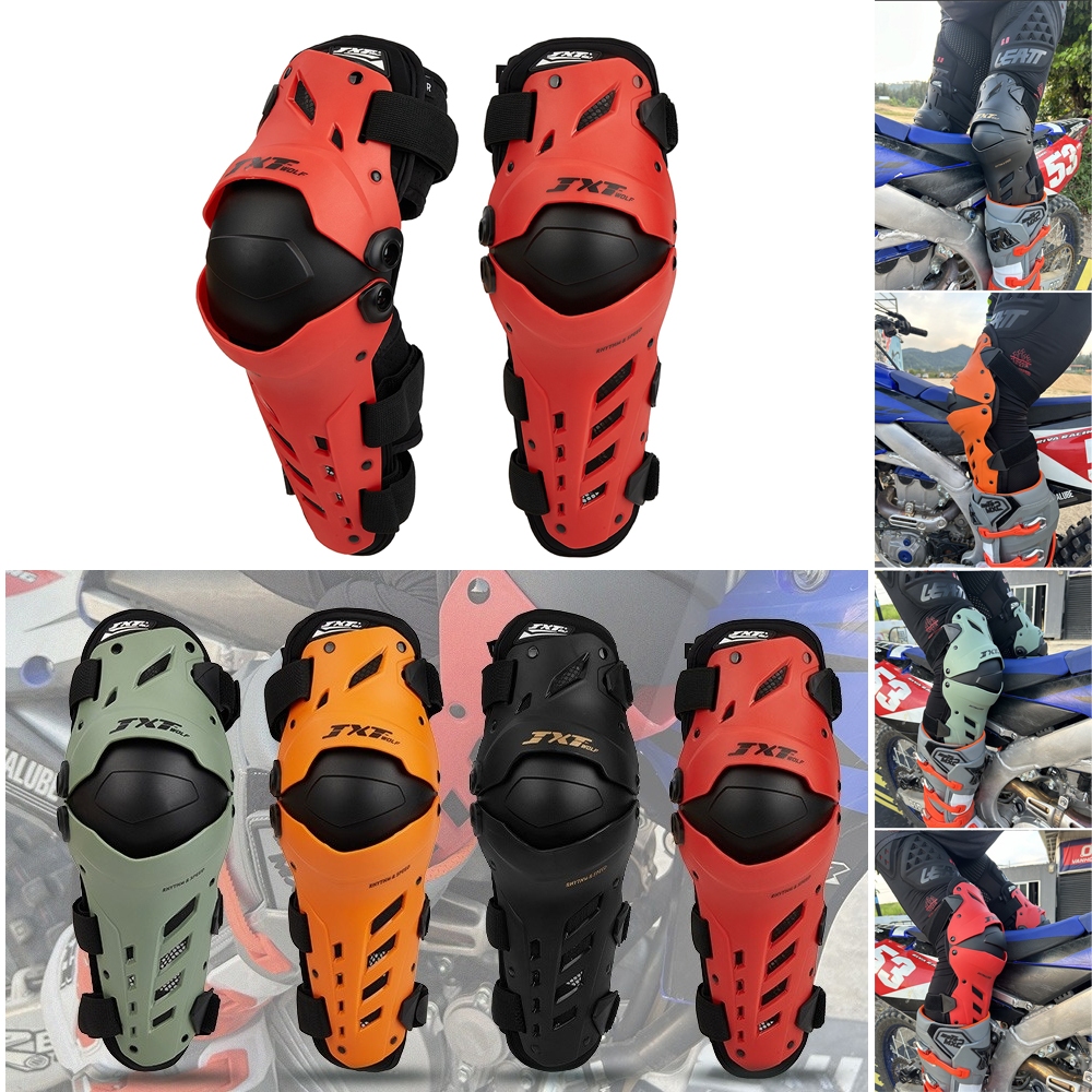 JXT สนับเข่าสำหรับมอเตอร์ไซค์ ออกแบบสำหรับผู้ใหญ่ ป้องกันการกระทบและการแข่งขัน