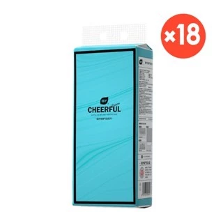 [ 18 ห่อ ] Botare CHEERFUL BLUE GB/T 20808 ทิชชู่แบบดึงแขวนได้ ดีลักซ์ คอมฟอร์ท กระดาษทิชชู่ หนา 4 ชั้น 1280 แผ่น