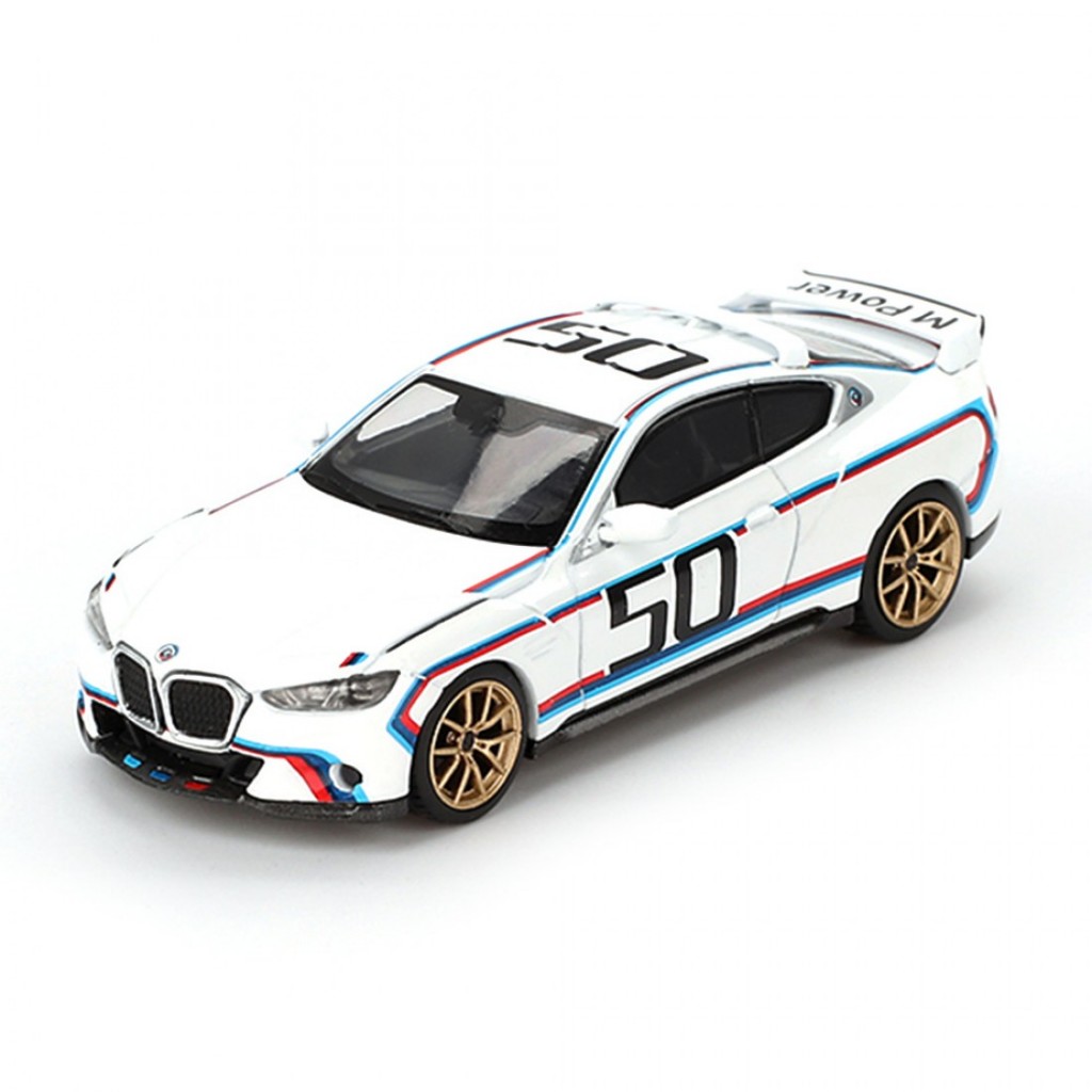 Mini GT MGT00863 363 1/64 BMW 3.0 CSL สีขาว LHD RHD Diecast Scale รุ่นรถ