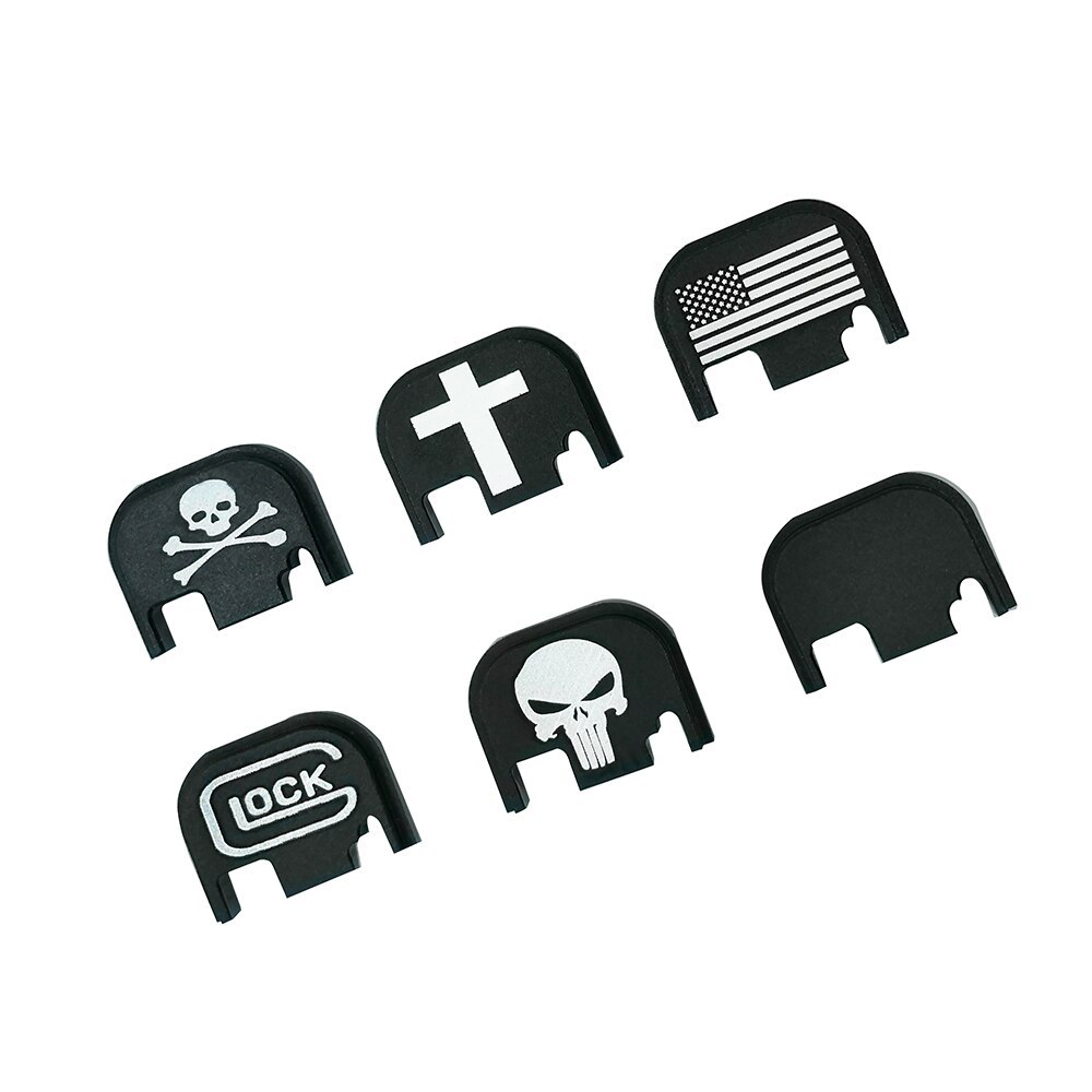 จักรยานอลูมิเนียมตกแต่ง Pu/ni/shr Sk/ull Re/ar Co/ver Sli/de Bac/k Pla/te Fl/ag 9/x1-9/m/m G/en1-4 G