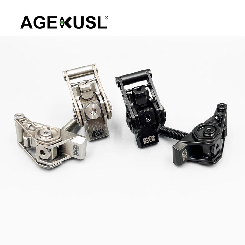 บานพับจักรยานแผ่น Clamp Levers TX4 แผ่น Quick Release Clamps Hooks C สําหรับ Brompton จักรยานพับ UnionJack