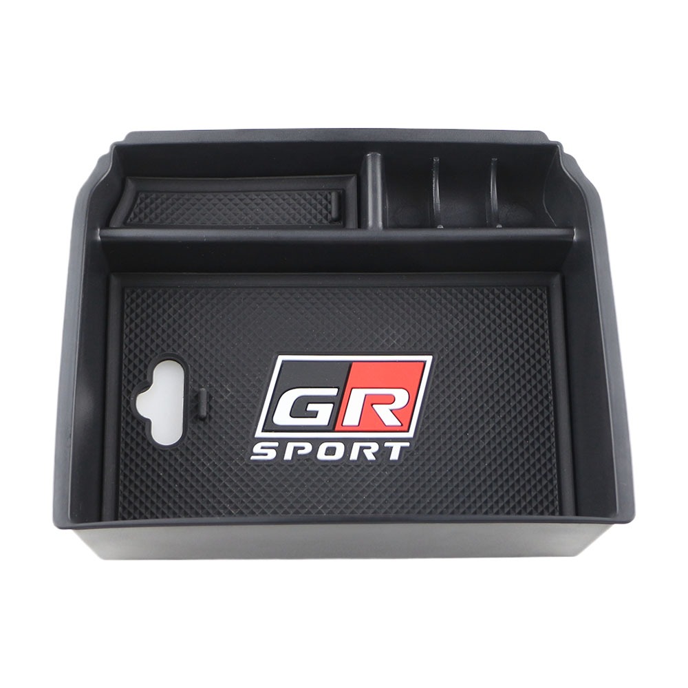 สําหรับ Toyota Hilux Revo Fortuner 2016-2022 2023 2024 ที่เท้าแขนกล่องเก็บ GR กีฬา/TRD คอนโซลกลางผู้