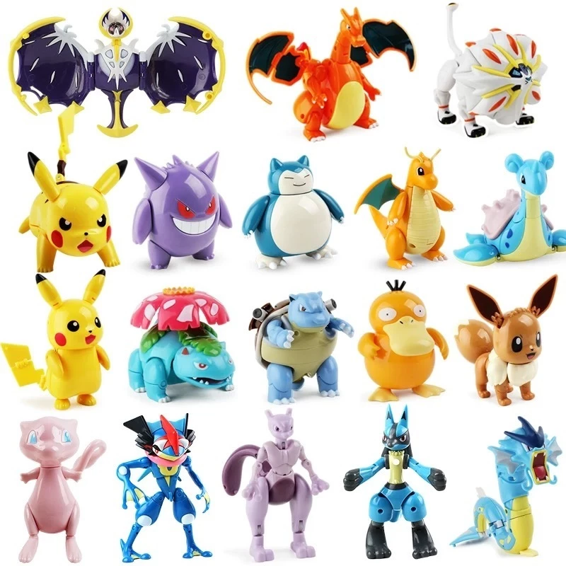 พร้อมสต็อก Pokemon Elf Ball โมเดล โปเกมอน Pikachu Action Figure อะนิเมะ Pokeball Charizard Gyarados Greninja Transformer ของเล่นสําหรับเด็ก thumbnail 8
