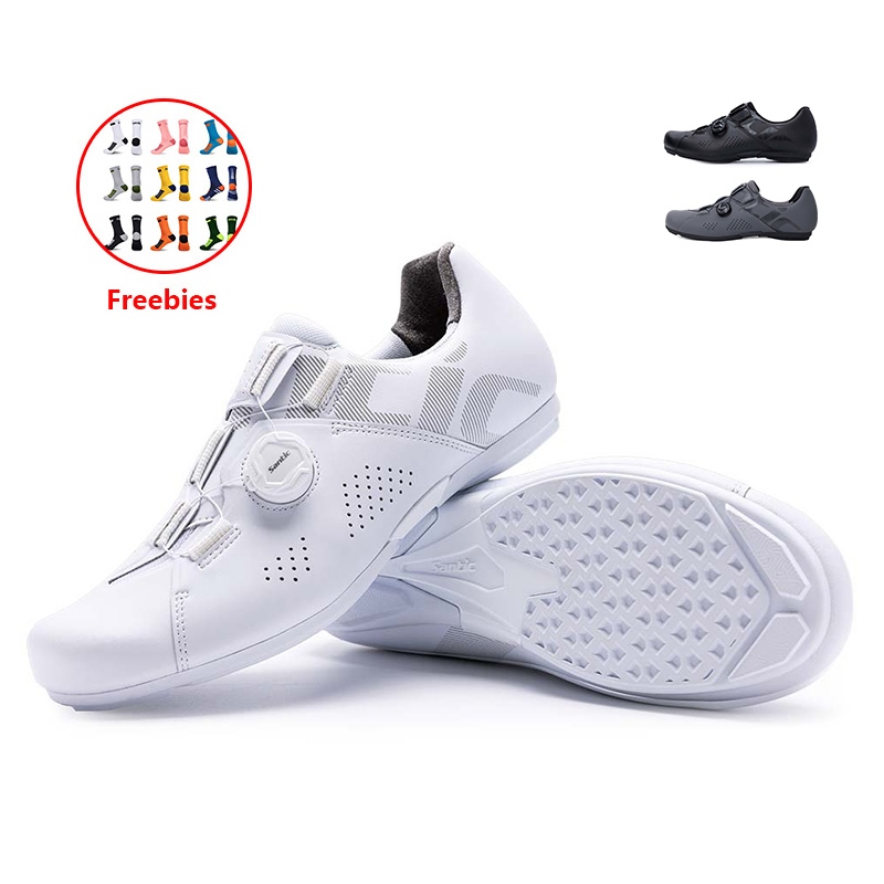 Santic รองเท้าปั่นจักรยาน Unisex แบบแฟต ระบายอากาศดี สำหรับกีฬากลางแจ้ง MTB TZS25058