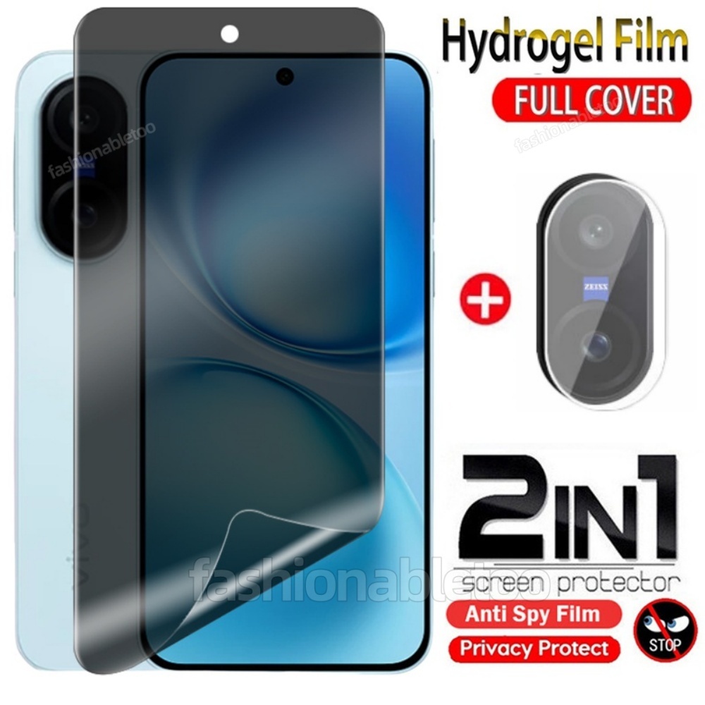 2 in 1 Anti-spy Hydrogel ฟิล์มสําหรับ Vivo X200 FE X200FE X200promini X200s X200Ultra VivoX200 FE Vi