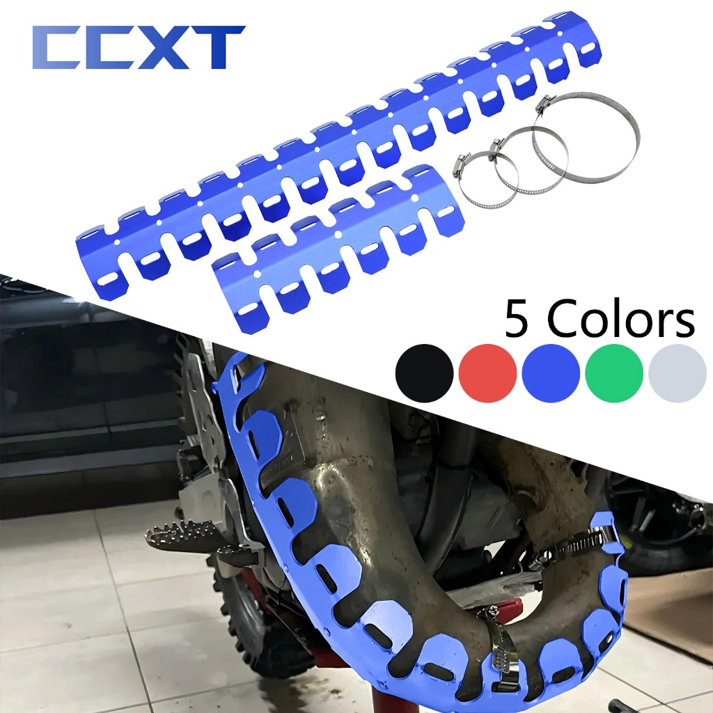 รถจักรยานยนต์ไอเสีย Shield Protector ฝาครอบป้องกันความร้อนท่อไอเสีย Crash สําหรับ KTM EXC EXCF SX SXF XC XCF 125 250 350 400 450