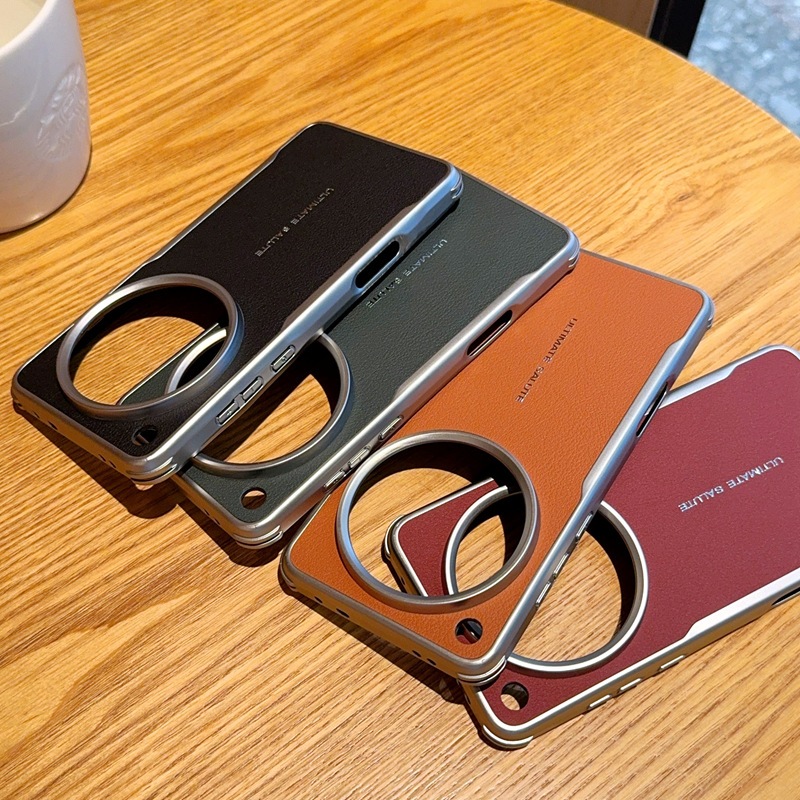 YUTANG Blade Series Built-in Magnetic Ring Leather Case for OPPO Find X8 Pro X8S+ X8Ultra Skin feel Protection Cover ราคา ถูกที่สุด ดีลบีเคเค แกลเลอรีภาพที่ 9
