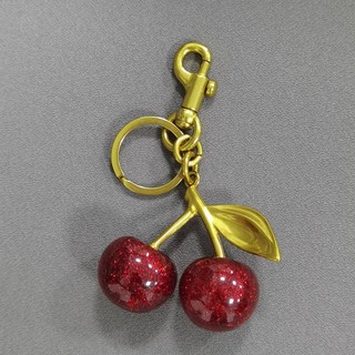 Cherry's bag charm Crystal Stylish Cherry Keychain Creative Exquisite Car Key Ring Handbag Pendant