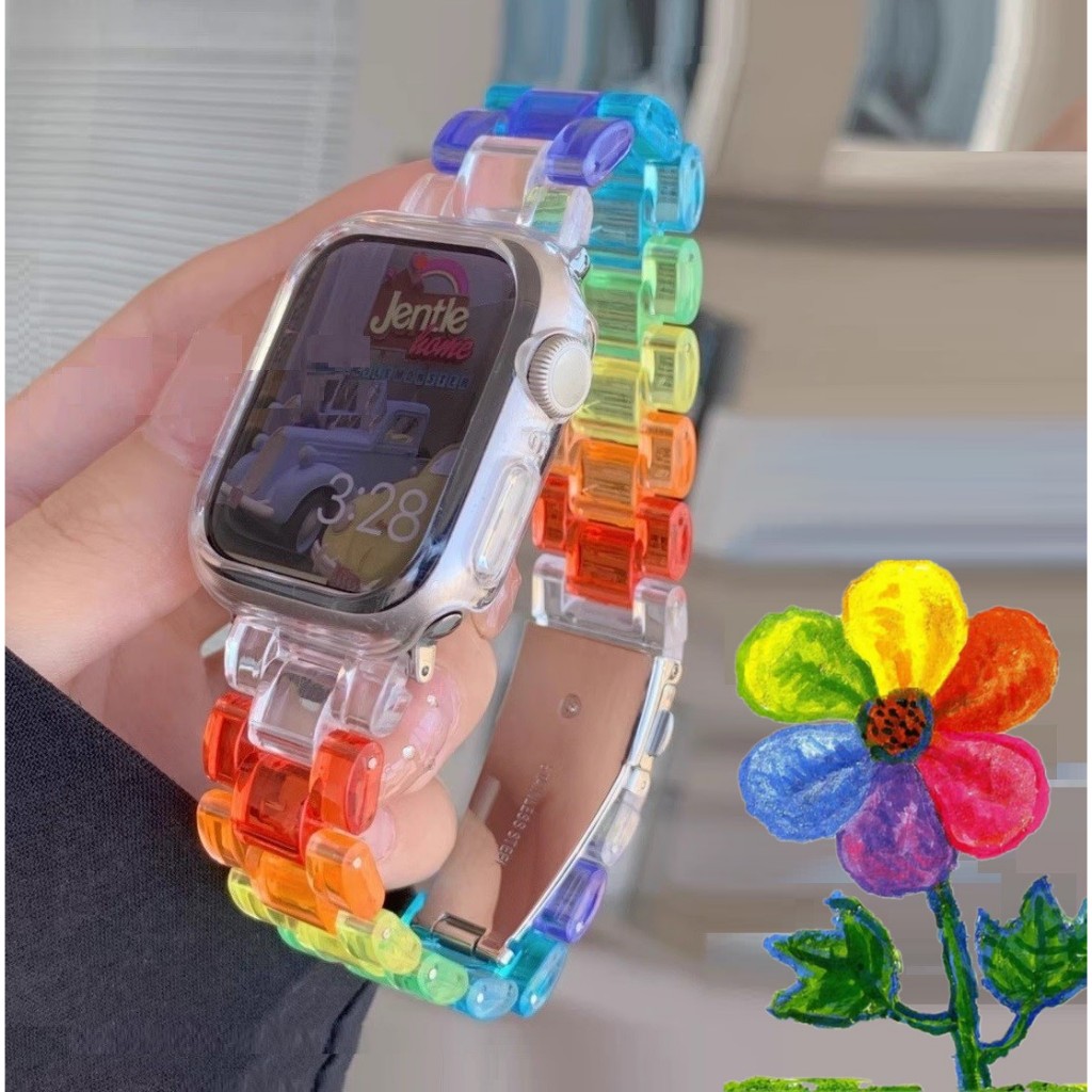 Rainbow Fresh Strap Case For Redmi Watch 5 Active สาย