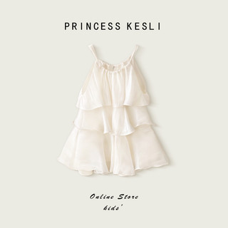 Princess Kesli เดรสเด็กผู้หญิง สไตล์เกาหลี สไตล์เจ้าหญิง ชุดเดรสแขนกุด 2-9 ปี