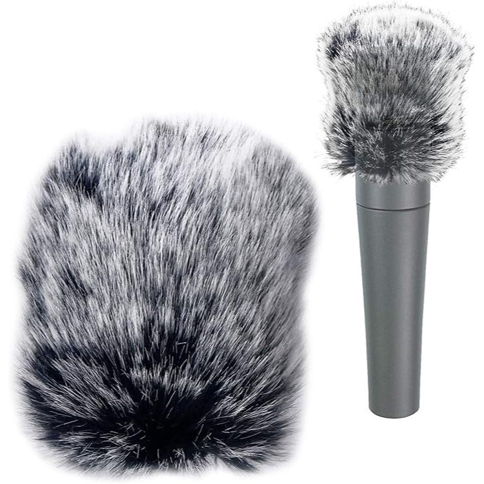 ไมโครโฟน Furry Windscreen สําหรับ SM57 - Custom Pop Filter Deadcat Wind Jammer สําหรับ Shure SM-57 C
