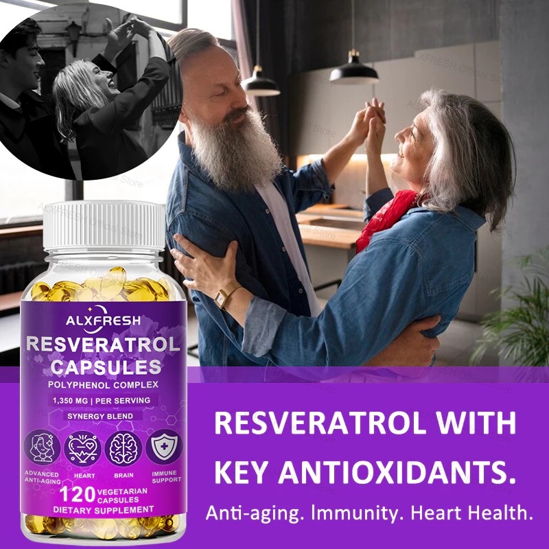 Resveratrol Complex Capsules สารต้านอนุมูลอิสระดูแลสุขภาพผิว thumbnail 8