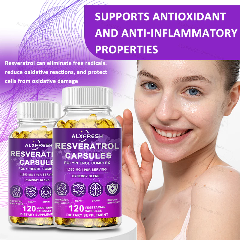 Resveratrol Complex Capsules สารต้านอนุมูลอิสระดูแลสุขภาพผิว thumbnail 3