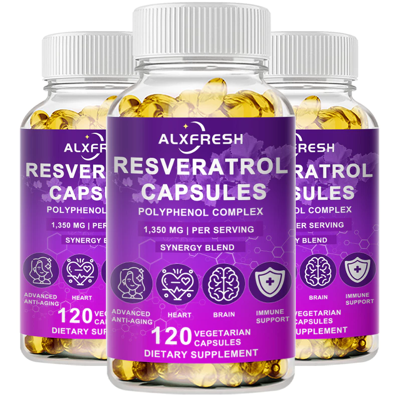 Resveratrol Complex Capsules สารต้านอนุมูลอิสระดูแลสุขภาพผิว