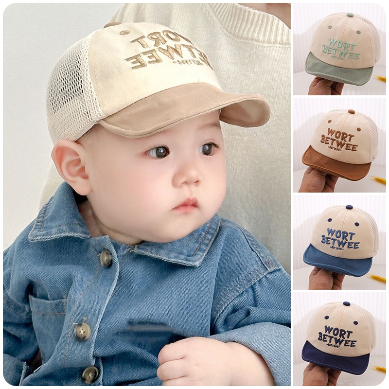 หมวกเบสบอลตาข่ายสำหรับเด็ก ออกแบบสำหรับเด็กในหน้าร้อน สวมใส่ง่ายและทนแดด