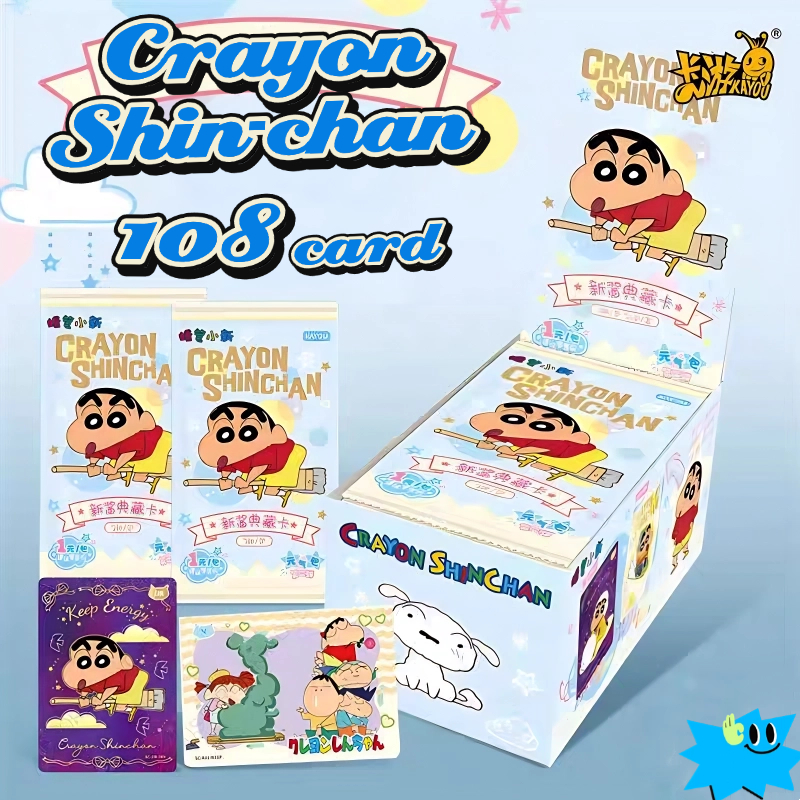 การ์ดเครยอนชินจัง 108 ชิ้นหายาก VR/DR/SR เกม  kayou 2bombs อุปกรณ์ต่อพ่วงอนิเมะ ของขวัญสำหรับเด็ก