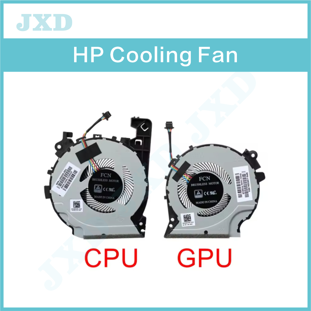 ใหม่สําหรับ HP Pavilion 15-CX 15-CX0056WM 15-CX0020NR CPU GPU พัดลม L20334-001 L20335-001
