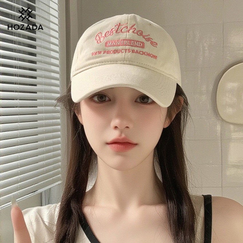 HOZADA หมวกเบสบอลหมวกเบสบอลหมวกฤดูร้อนกลางแจ้งหมวกกันฝน