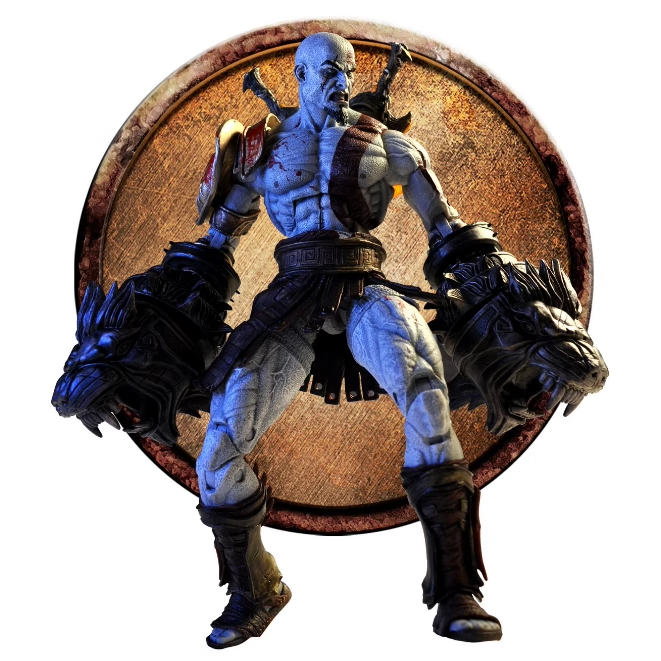 NECA God of War 3 Ultimate Kratos Kratos Kratos Kratos Boxed Deluxe Edition โมเดลฟิกเกอร์