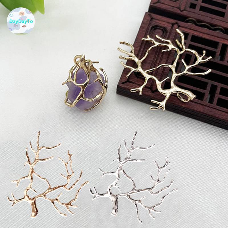 Daydayto จี้สร้อยคอ รูปกิ่งไม้ สําหรับทําเครื่องประดับ DIY