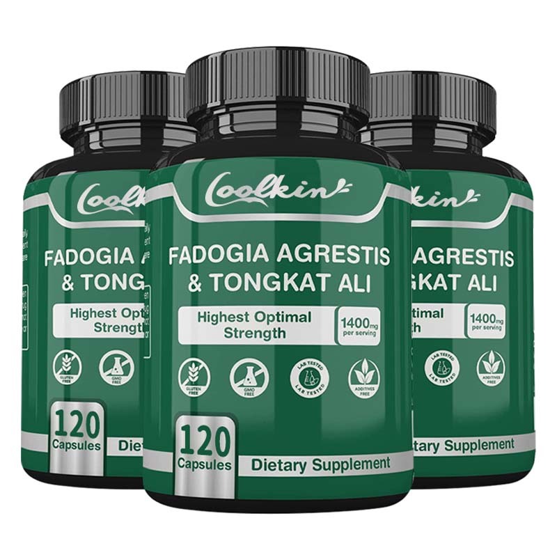 อาหารเสริม Fadogia Agrestis 1000 mg & Tongkat Ali 400 mg - Made in the USA - 3rd Party Tested - Long Jack - Tongkat Ali