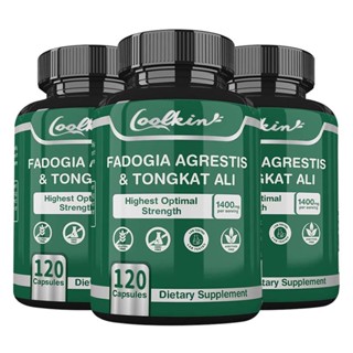 อาหารเสริม Fadogia Agrestis 1000 mg & Tongkat Ali 400 mg - M…