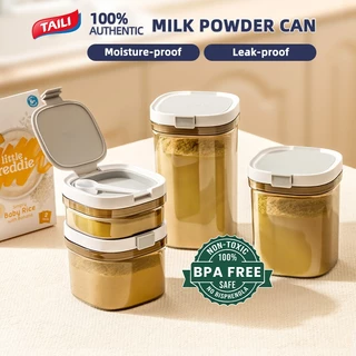TAILI โถนมผงสุญญากาศ BPA FREE อาหาร โถปิดผนึก อาหารแบบใช้ซ้ําได้ กล่องปิดผนึก สะท้อนยูวี