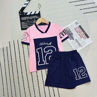 SweetKids พร้อมส่งจากกทม🌸เสื้อผ้าเด็กผญ🍓ชุดเซ็ตเด็กผู้หญิง ชุดกีฬา ชุดเซ็ท2ชิ้น เย็นและระบายอากาศได้ดี ฤดูร้อน