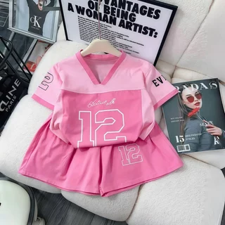 SweetKids พร้อมส่งจากกทม🌸เสื้อผ้าเด็กผญ🍓ชุดเซ็ตเด็กผู้หญิง ชุดกีฬา ชุดเซ็ท2ชิ้น เย็นและระบายอากาศได้ดี ฤดูร้อน