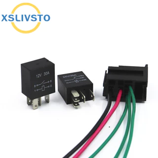 1 ชุด DC 12V 30A Rated Current 1NO 1NC SPDT 4/5 Pins รถยานยนต์นาฬิกาปลุกรีเลย์ 40 Amp ใหม่ xslivsto DJ7054YE-4.8/6.3-21 G196