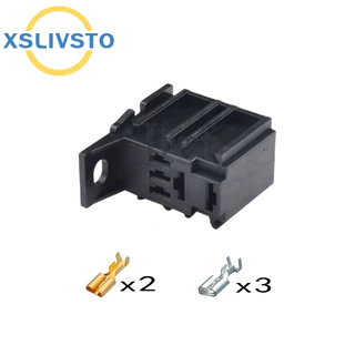 1 ชุด DC 12V 30A Rated Current 1NO 1NC SPDT 4/5 Pins รถยานยนต์นาฬิกาปลุกรีเลย์ 40 Amp ใหม่ xslivsto DJ7054YE-4.8/6.3-21 G196