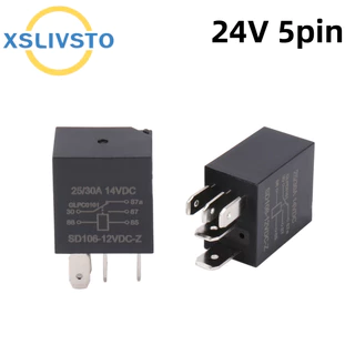 1 ชุด DC 12V 30A Rated Current 1NO 1NC SPDT 4/5 Pins รถยานยนต์นาฬิกาปลุกรีเลย์ 40 Amp ใหม่ xslivsto DJ7054YE-4.8/6.3-21 G196