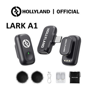 Hollyland LARK A1 ไมโครโฟนไร้สายขนาดเล็ก สําหรับ iPhone USB-…