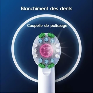 Oral B PRO Sensitive Clean & 3D White เปลี่ยนหัวแปรงสีฟันไฟฟ้า โปรคลีน 4 &8 pac/กล่อง