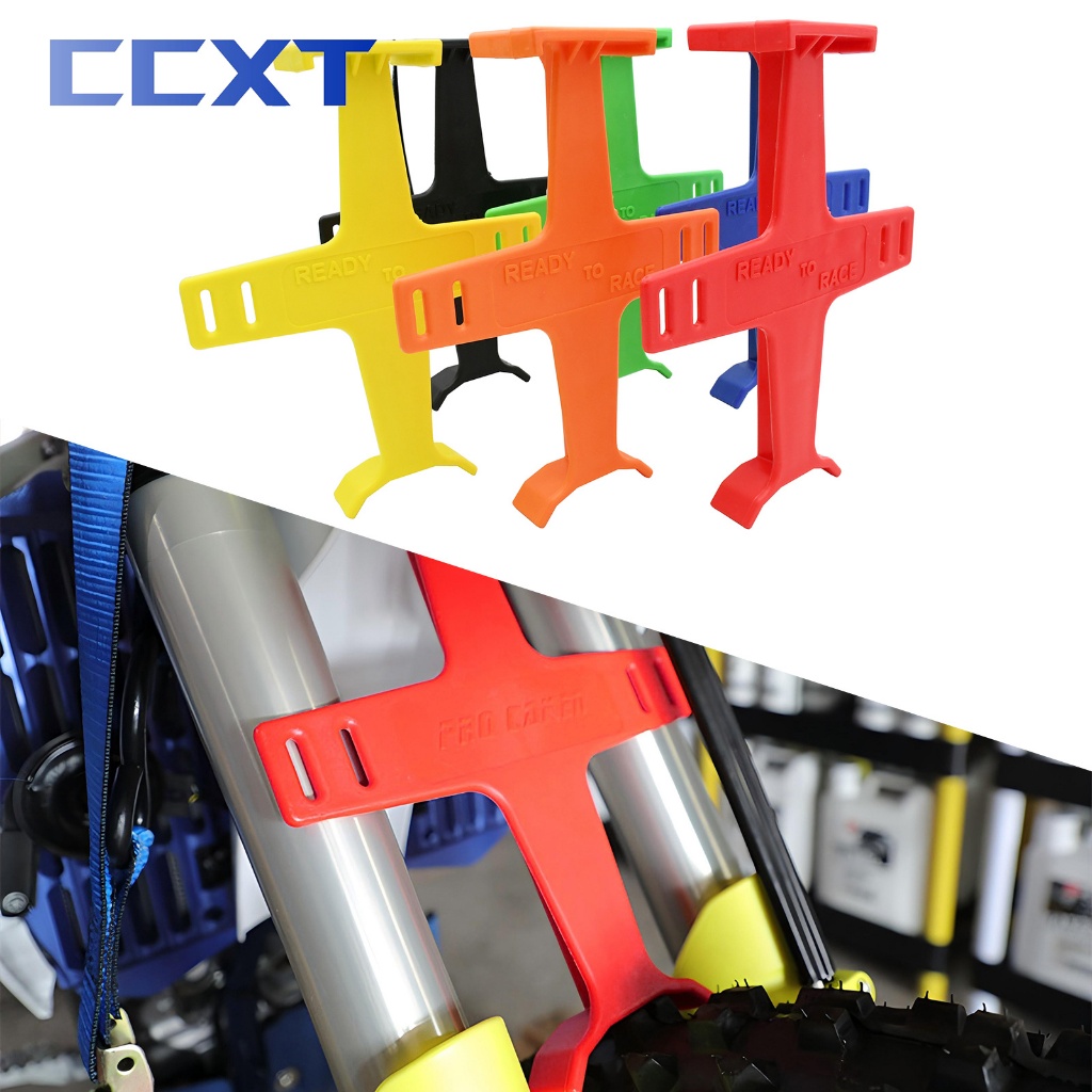 รถจักรยานยนต์ส้อมพลาสติกสนับสนุนรั้งยามปกป้องสําหรับ KTM Yamaha Kawasaki Honda EXC EXCF SX SXF XC XCW 125-530cc Universal