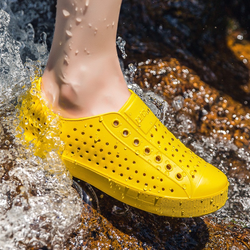 สบายฤดูร้อนผู้ชายปิดนิ้วเท้ารองเท้าแตะลําลองเหมาะสําหรับสวมใส่ทุกวันและสวมใส่ชายหาดขนาด36-45 - รูปที่ 6