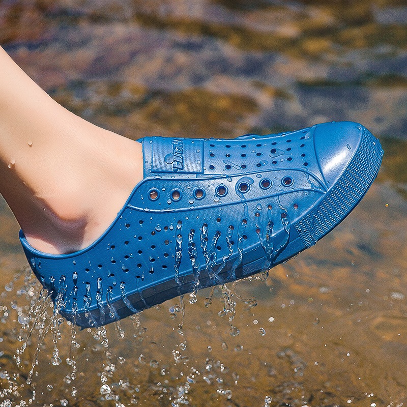 สบายฤดูร้อนผู้ชายปิดนิ้วเท้ารองเท้าแตะลําลองเหมาะสําหรับสวมใส่ทุกวันและสวมใส่ชายหาดขนาด36-45 - รูปที่ 2