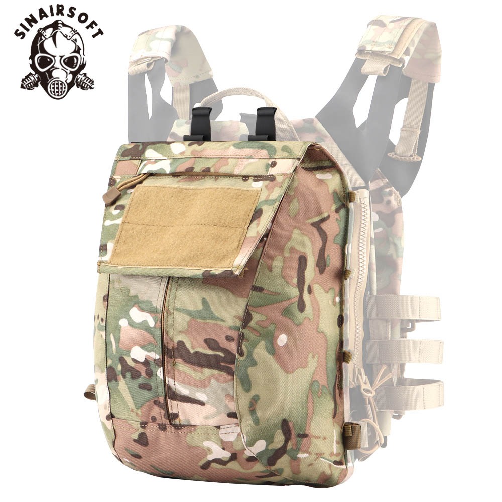 SINAIRSOFT แผงซิป MOLLE ชุดอุปกรณ์เสริมขยายเหมาะสําหรับ AVS JPC 2.0 CPC เสื้อกั๊กยุทธวิธี