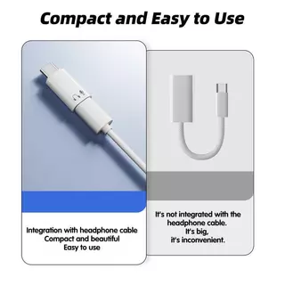 Type C ชายเป็น IOS หญิงหูฟัง Converter USB C หูฟังอะแดปเตอร์เสียงสําหรับโทรศัพท์ iPhon 15 16