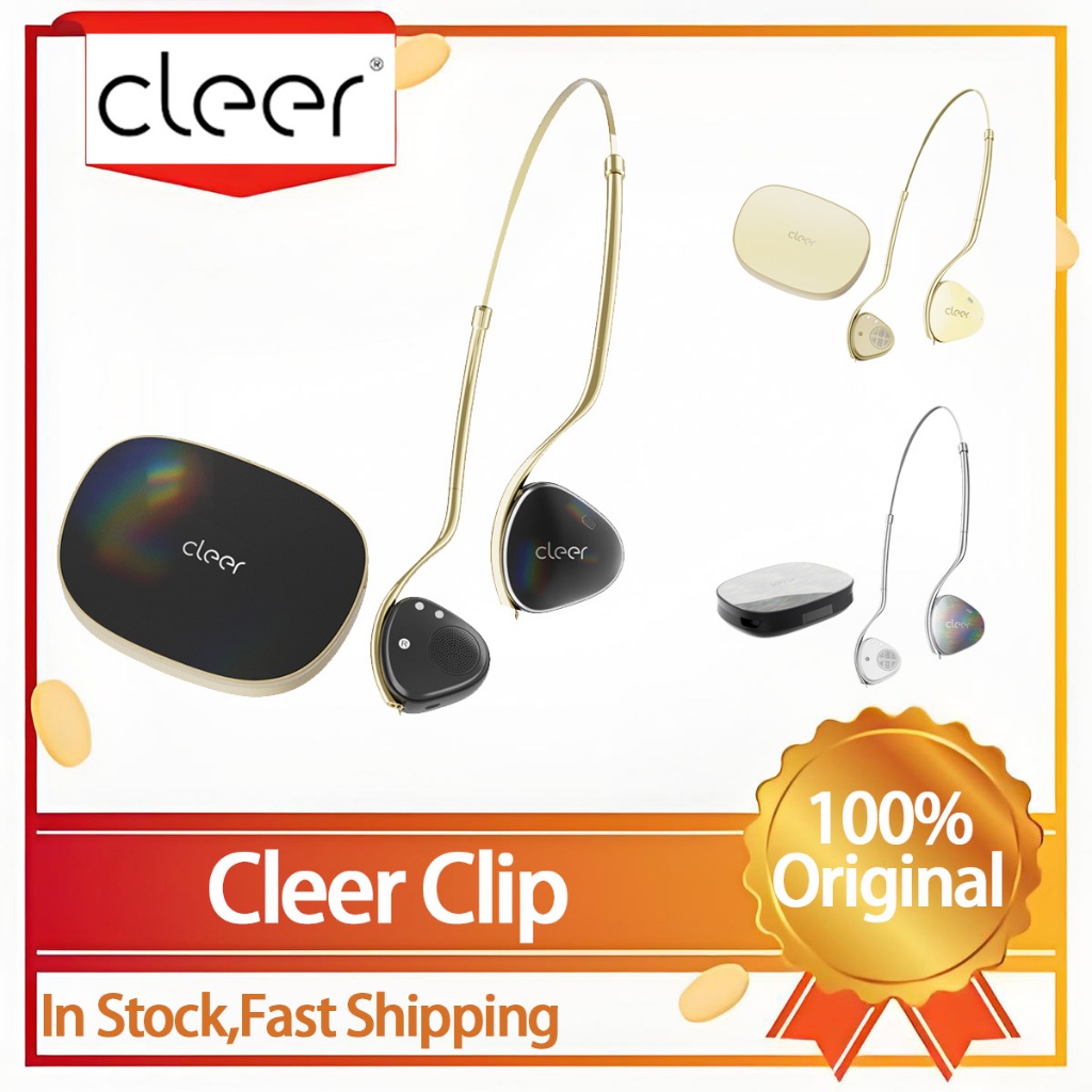 Cleer Clip Head ติดตั้ง AI หูฟังบลูทูธเปิดกันน้ํา Dolby Sound Effects อุปกรณ์เสริม DIY