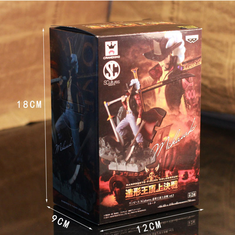 15 ซม.ญี่ปุ่นอะนิเมะ One Piece Mihawk Dracule Action Figure Collection ของเล่นตุ๊กตาคริสต์มาสของขวัญ