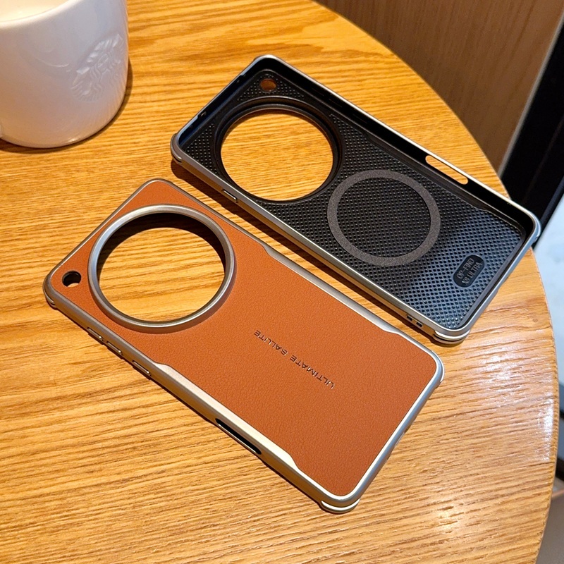 YUTANG Blade Series Built-in Magnetic Ring Leather Case for OPPO Find X8 Pro X8S+ X8Ultra Skin feel Protection Cover ราคา ถูกที่สุด ดีลบีเคเค แกลเลอรีภาพที่ 7