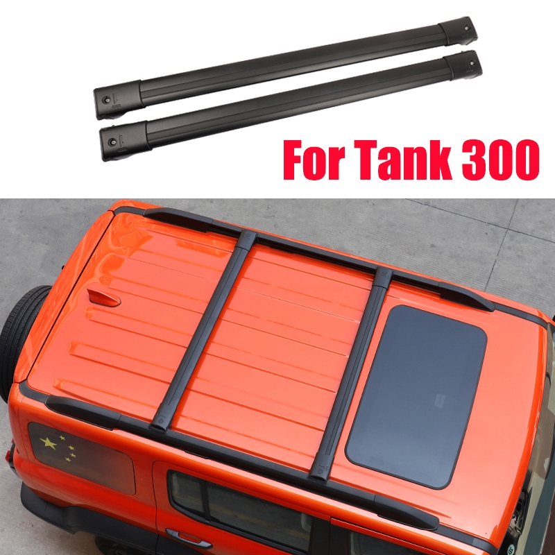 สําหรับ Great Wall Tank 300 กระเป๋าเดินทางบาร์แนวนอนอลูมิเนียมวัสดุถัง 3004X4 Off road อุปกรณ์ตกแต่ง